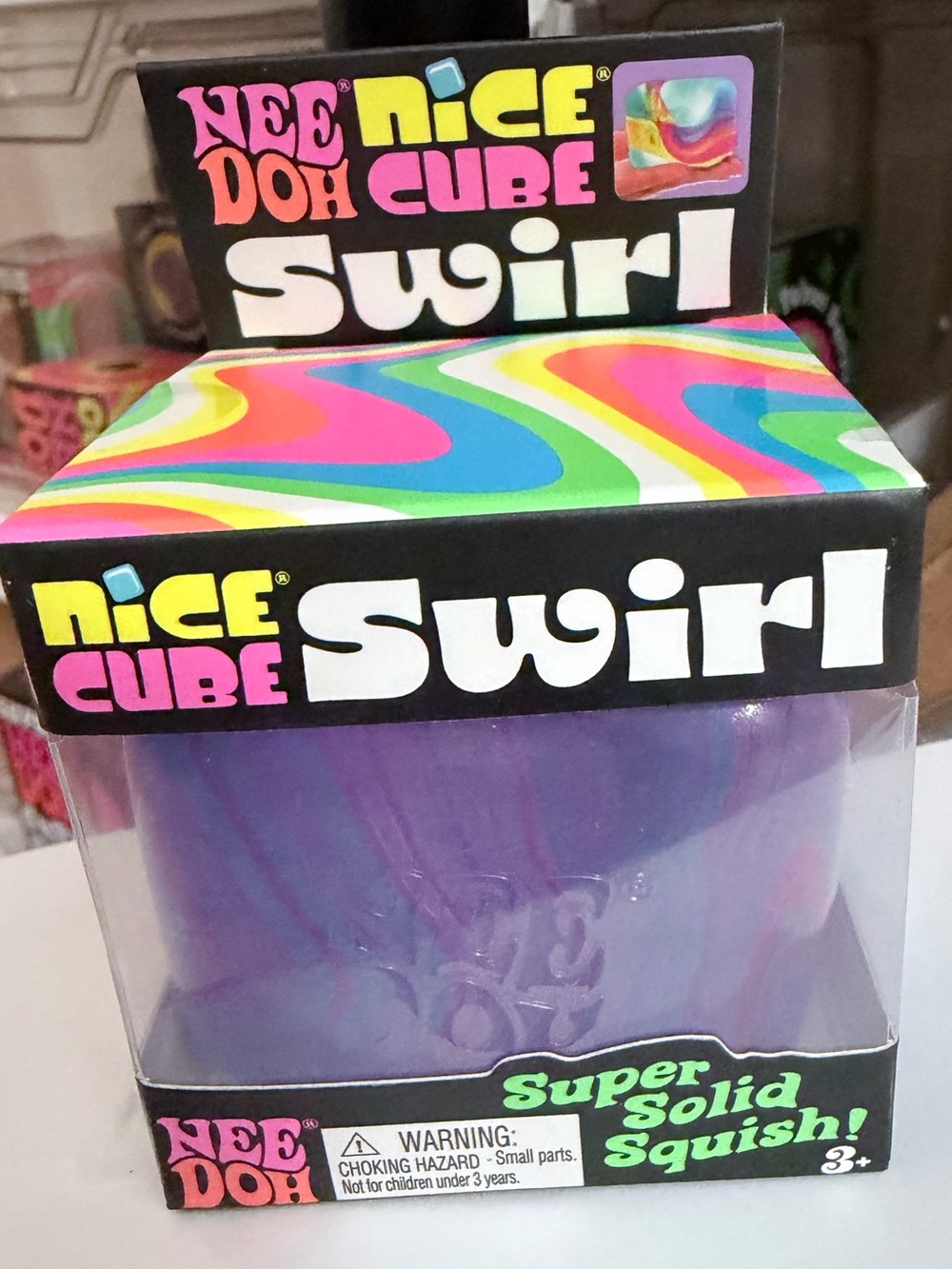 Needoh Nice Cube Swirl - Purple